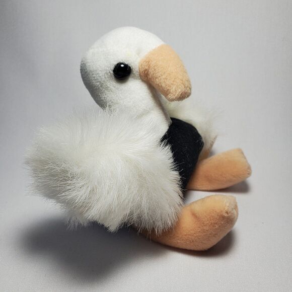 Kelly Toys Kuddle Me Bean Pets Collection Vintage Plush Vulture Ostrich Bird - Picture 3 of 5